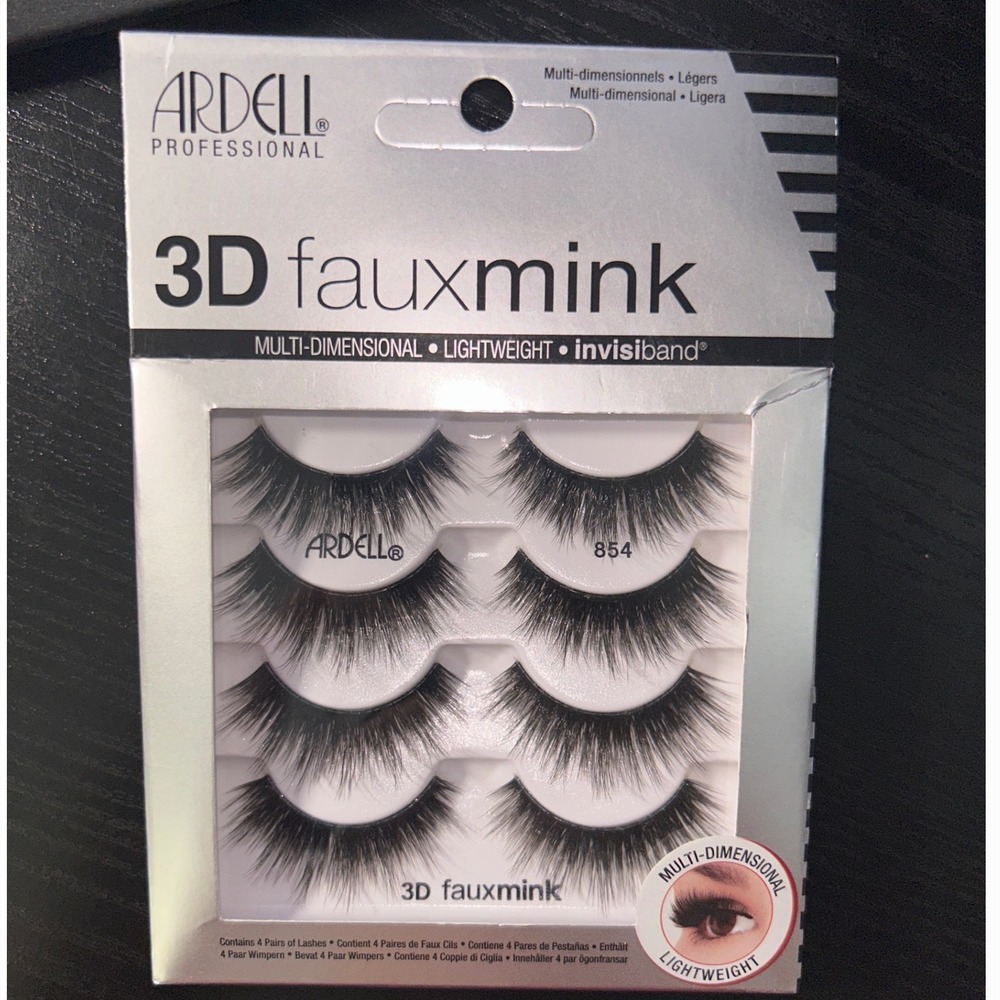 Ardell Professional 3D Fauxmink 854 Multi-Dimensional Lightweight Lashes